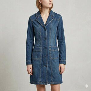 *Haggar Denim Button Up Dress
